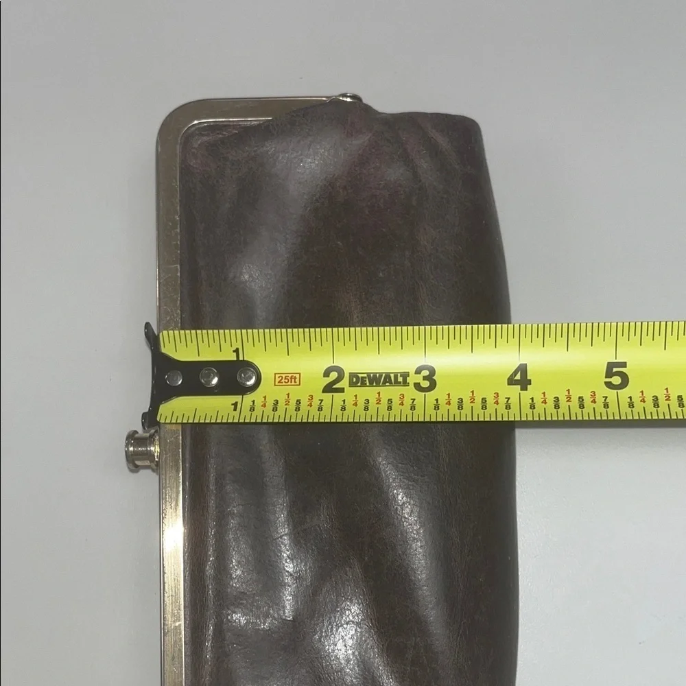 Tasche Brown Leather Clutch Wallet